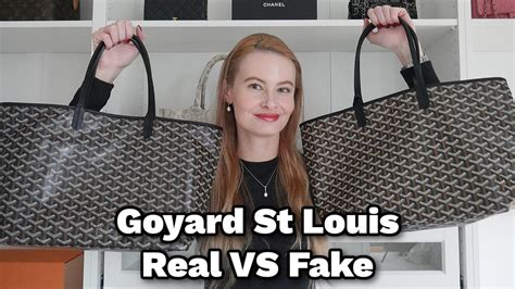 goyard fake vs original|inside goyard tote.